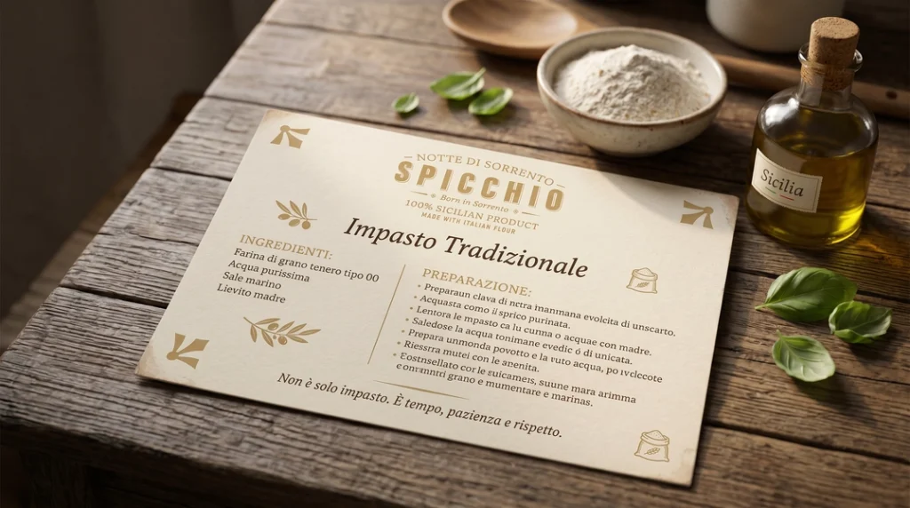 Spicchio nápolyi pizza branding