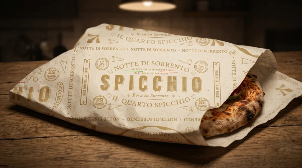 A csomagolás, mint vizuális ritmus – az apró ikonok és a tipográfia lánca egyedi, kézműves karaktert kölcsönöz a márkának.