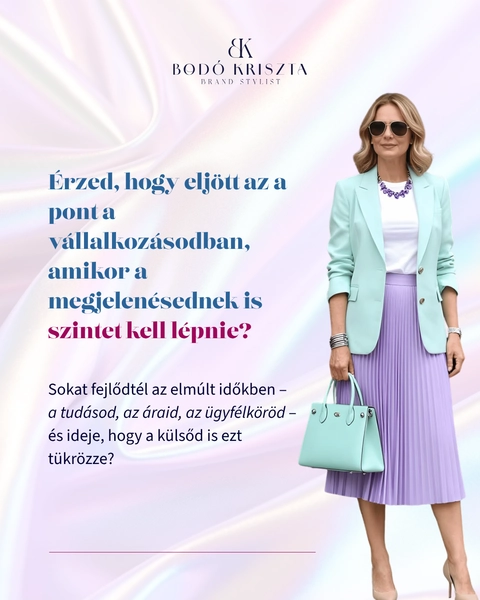 Bodó Kriszta Brand Styling workshop kreatívok hideg tónusú arculati rendszerben.